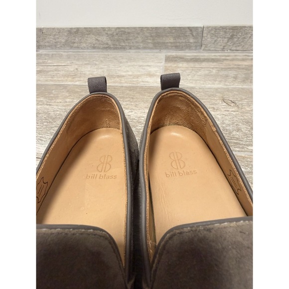 Bill Blass Sutton Suede Slip On Taupe Color Size 7 Excellent Condition - Picture 6 of 10
